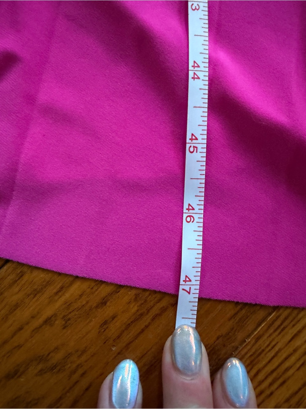 Joseph Ribkoff NWOT Fuchsia Pleated Midi Ruched Wrap Dress Made in Canada Sz 10 - Picture 13 of 15